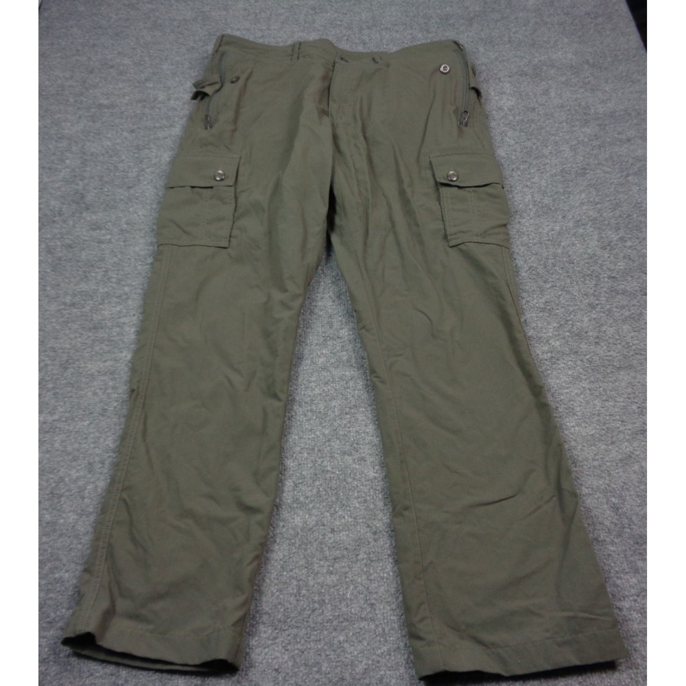 Clothing Arts Pants Mens 34x32 Green P Cubed Pick-Pocket Proof Travel Business